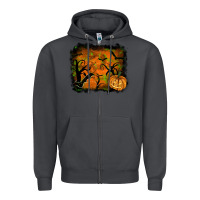 Smoke halloween backround Zipper Hoodie - RanaPortraitStore