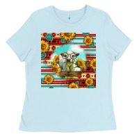 Baby Blue Charolais Calf Gemstone Ladies Tee - LillyAllenDesigns