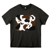 Asphalt cowhide Heavy Core Tee - RanaPortraitStore