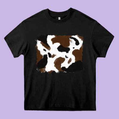 Cowhide Heavy Core Tee Designed By Ranaportraitstore