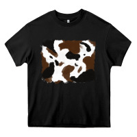 Black cowhide Heavy Core Tee - RanaPortraitStore