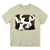 Mossy cowhide Heavy Core Tee - RanaPortraitStore