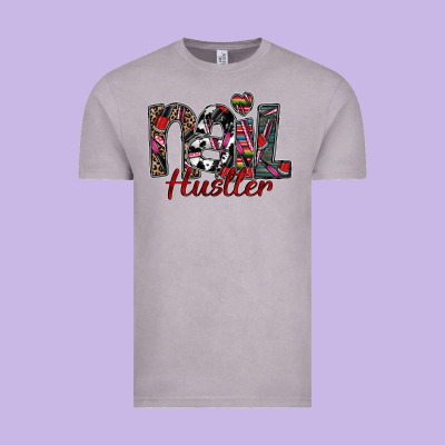 Nail Hustler Vintage Tee Designed By Sublimationcraftshop