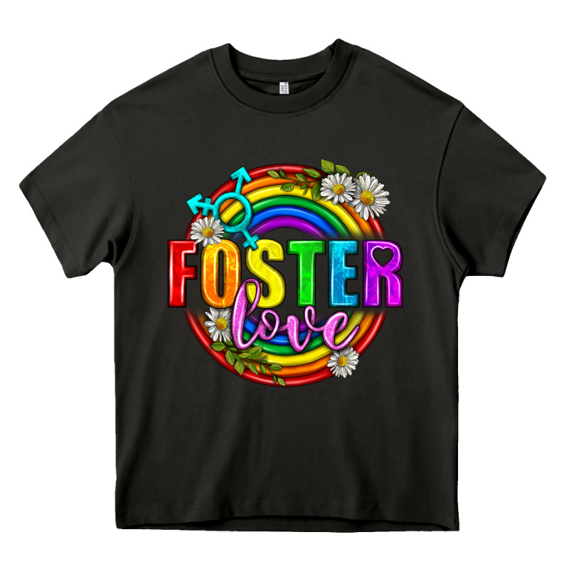 Foster Love Pride Lgbtq Heavy Core Tee by BundleAndBundleShop | Teevron