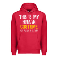 Cardinal human costume raptor halloween velociraptor lazy easy t shirt Premium Hoodie - baoMotion