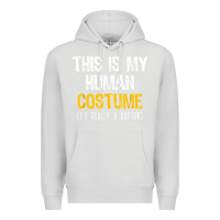 Dove Grey human costume raptor halloween velociraptor lazy easy t shirt Premium Hoodie - baoMotion
