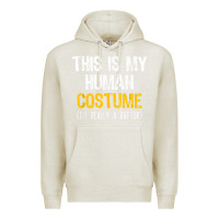 Oatmeal Heather human costume raptor halloween velociraptor lazy easy t shirt Premium Hoodie - baoMotion