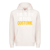 Pale Pink human costume raptor halloween velociraptor lazy easy t shirt Premium Hoodie - baoMotion