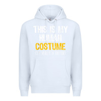 White human costume raptor halloween velociraptor lazy easy t shirt Premium Hoodie - baoMotion