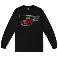 Black crane truck Long Sleeve Tee - Artiststas