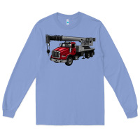 Colony Blue crane truck Long Sleeve Tee - Artiststas