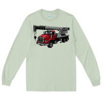Matcha crane truck Long Sleeve Tee - Artiststas
