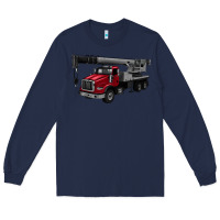 Navy crane truck Long Sleeve Tee - Artiststas