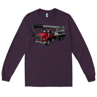 Plum crane truck Long Sleeve Tee - Artiststas