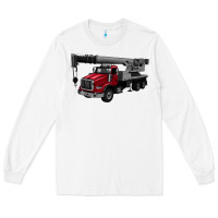 White crane truck Long Sleeve Tee - Artiststas