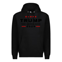 Black donald trump 2024 take america back Premium Hoodie - baoMotion