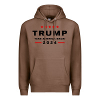 Chestnut donald trump 2024 take america back Premium Hoodie - baoMotion