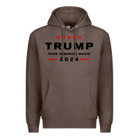 Coffee donald trump 2024 take america back Premium Hoodie - baoMotion
