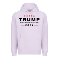 Lilac donald trump 2024 take america back Premium Hoodie - baoMotion