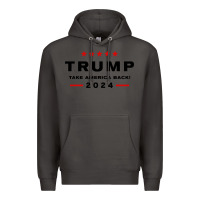 Smoke donald trump 2024 take america back Premium Hoodie - baoMotion