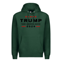 Sports Green donald trump 2024 take america back Premium Hoodie - baoMotion