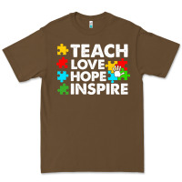 Cacao Teach Love Hope Inspire Premium Tee - CowhideDigitalArt