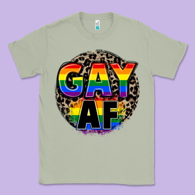 Gay Af Classic Tee Designed By Fadigitalartstudio