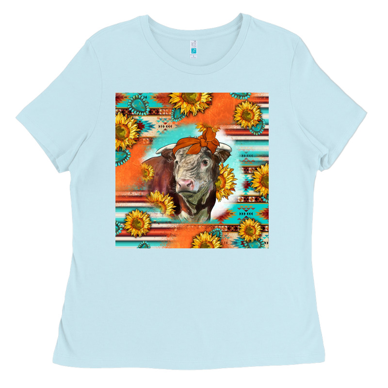 Hereford Bull Ladies Tee by LillyAllenDesigns | Teevron