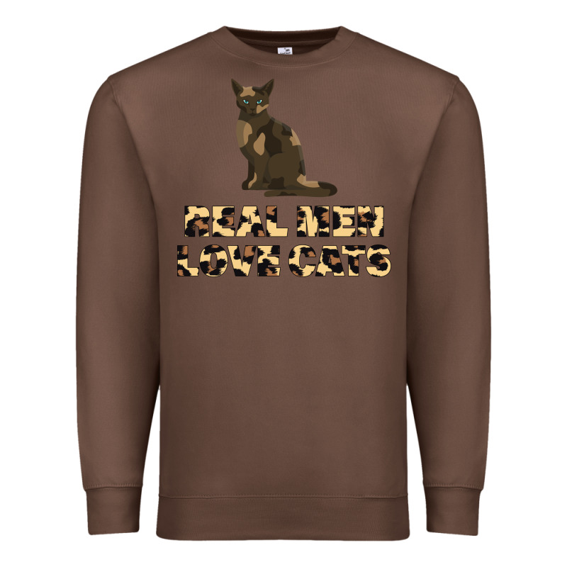 Real Men Love Cats Premium Sweatshirt by Bettercallsaul | Teevron