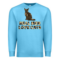 Ocean Blue Real Men Love Cats Premium Sweatshirt - Bettercallsaul