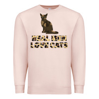 Pale Pink Real Men Love Cats Premium Sweatshirt - Bettercallsaul