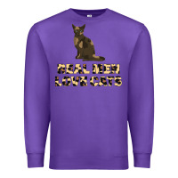 Purple Real Men Love Cats Premium Sweatshirt - Bettercallsaul