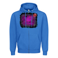 True Royal halloween backround moon Zipper Hoodie - RanaPortraitStore