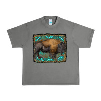 Tornado bison with gemstone background Urban Heavy Tee - RanaPortraitStore