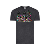 Vintage Black blessed mom Vintage Tee - SublimationCraftShop