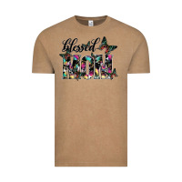 Vintage Coffee blessed mom Vintage Tee - SublimationCraftShop