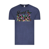 Vintage Denim blessed mom Vintage Tee - SublimationCraftShop