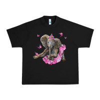 Black baby elephant with tutu Urban Heavy Tee - LillyAllenDesigns