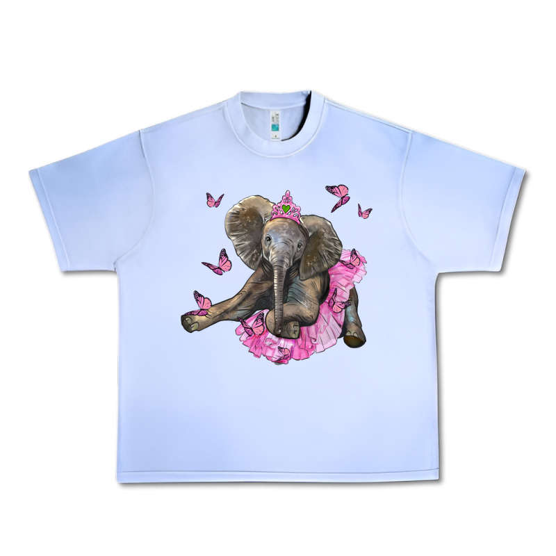 Baby Elephant With Tutu Urban Heavy Tee by LillyAllenDesigns | Teevron