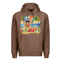 Chestnut love summer gnomes  Background Premium Hoodie - BarkalooDesign