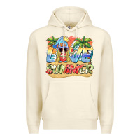 Sandshell love summer gnomes  Background Premium Hoodie - BarkalooDesign