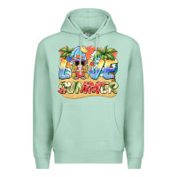 Seafoam love summer gnomes  Background Premium Hoodie - BarkalooDesign