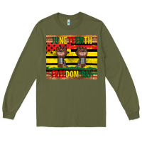 Army Green juneteenth freedom day tumbler Long Sleeve Tee - Artiststas