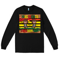 Black juneteenth freedom day tumbler Long Sleeve Tee - Artiststas