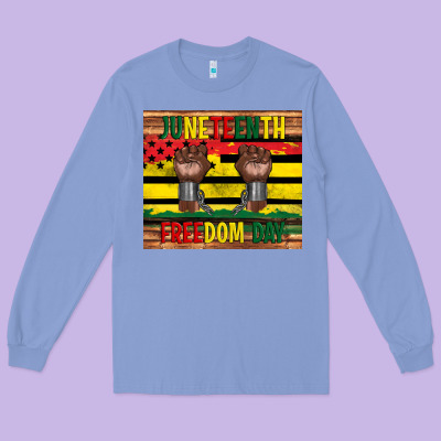 Juneteenth Freedom Day Tumbler Long Sleeve Tee Designed By Artiststas