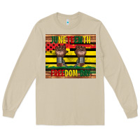 Mushroom juneteenth freedom day tumbler Long Sleeve Tee - Artiststas