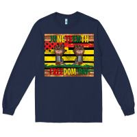 Navy juneteenth freedom day tumbler Long Sleeve Tee - Artiststas