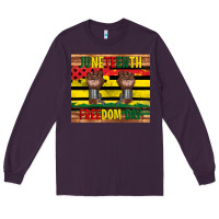 Plum juneteenth freedom day tumbler Long Sleeve Tee - Artiststas