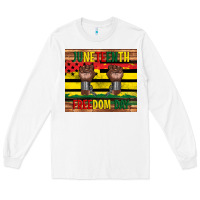 White juneteenth freedom day tumbler Long Sleeve Tee - Artiststas
