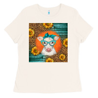 Bone charolais cow Ladies Tee - LillyAllenDesigns